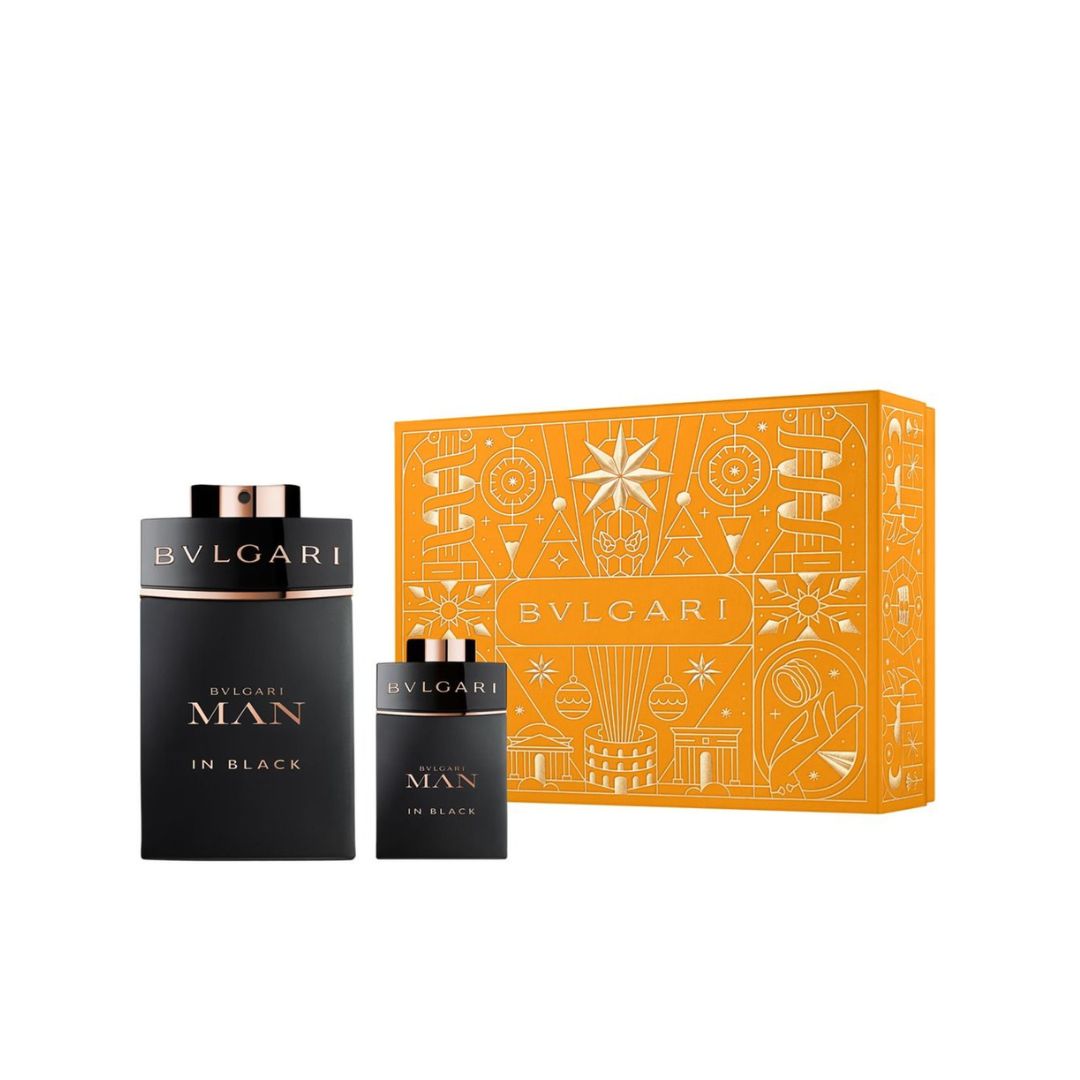 Bvlgari Man In Black Eau De Parfum Gift Set For Men