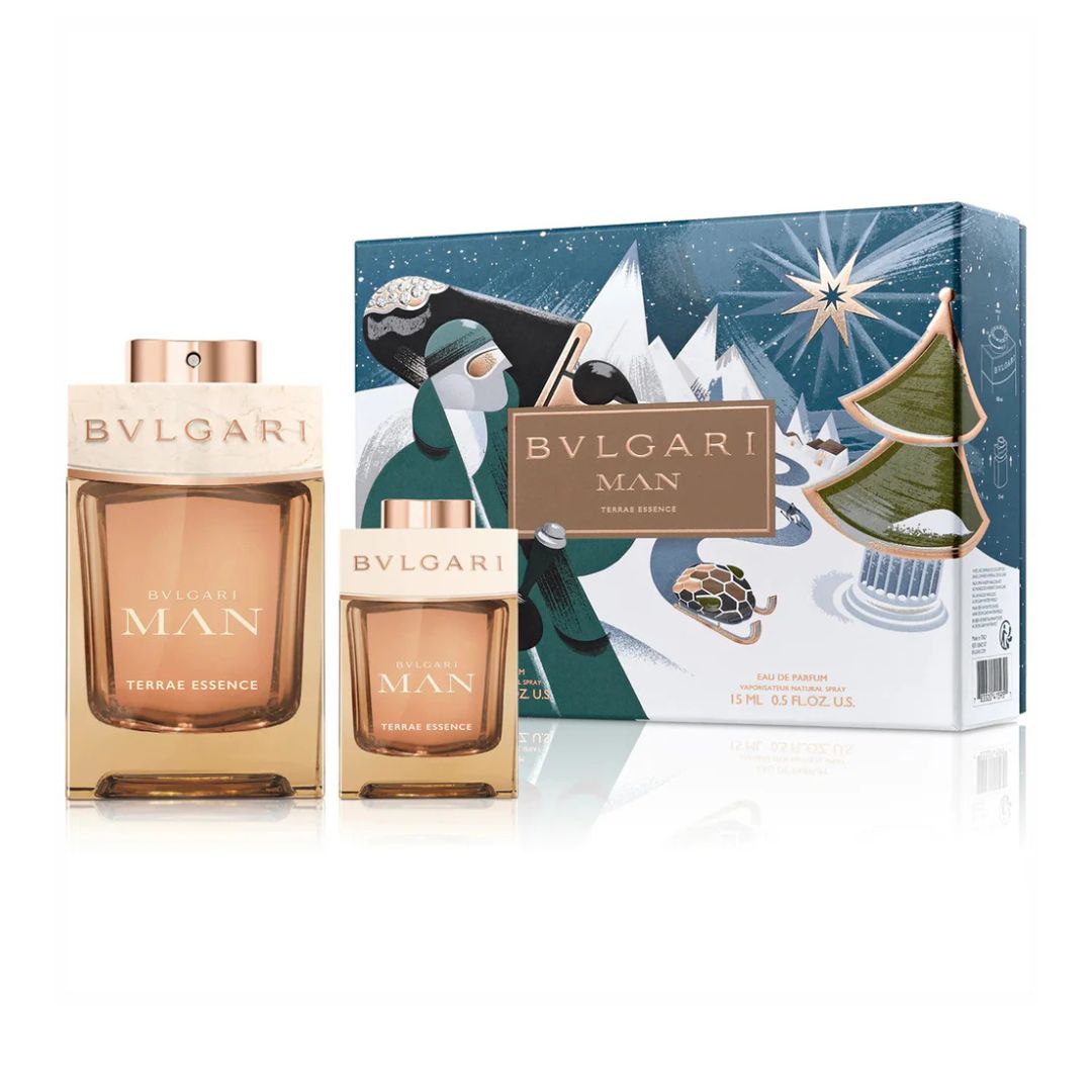 Bvlgari Man Terrae Essence Eau De Parfum 100ml +15ml Gift Set