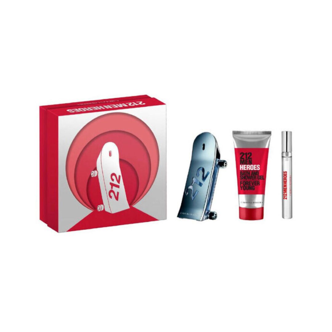 Carolina Herrera 212 Heroes Eau De Toilette for Men - Gift Set