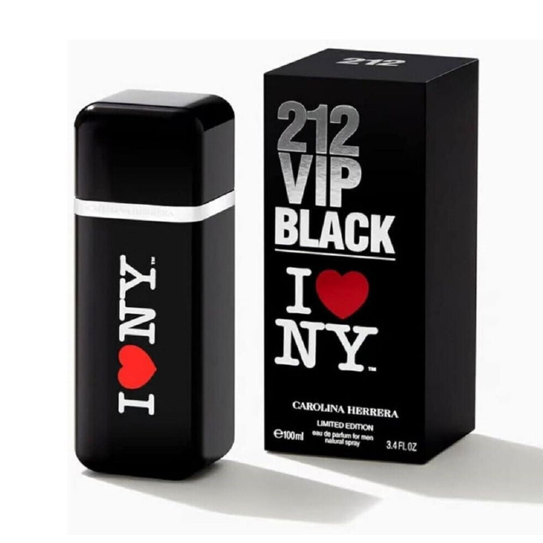 Carolina Herrera 212 VIP Black I Love NY LE for Men - Eau De Parfum