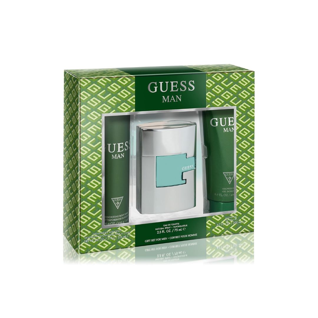 Guess Green Eau De Toilette Gift Set For Men