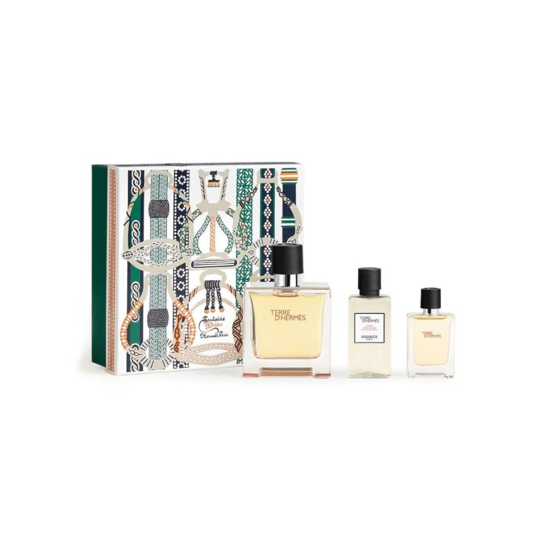 Hermes Terre D Hermes Parfum Gift Set For Men