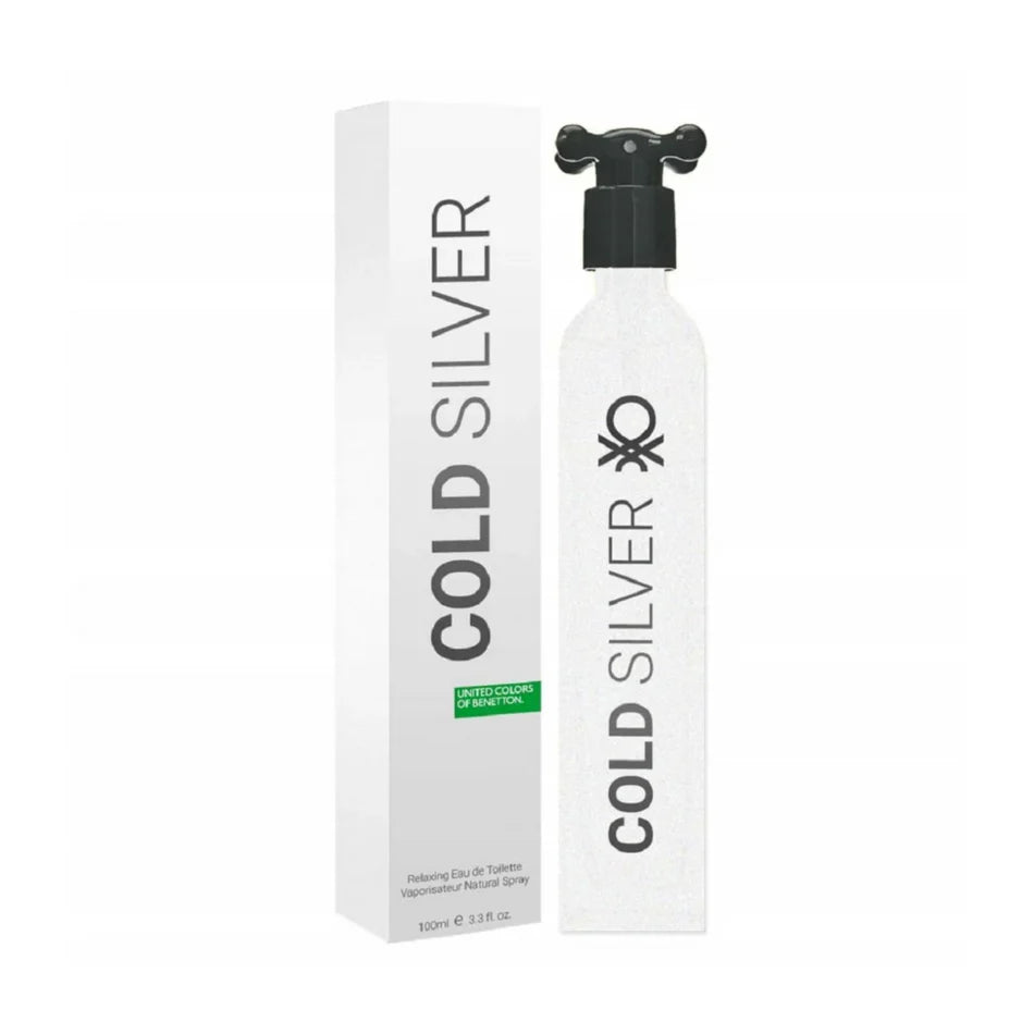United Colors of Benetton Cold Silver Eau De Toilette for Men