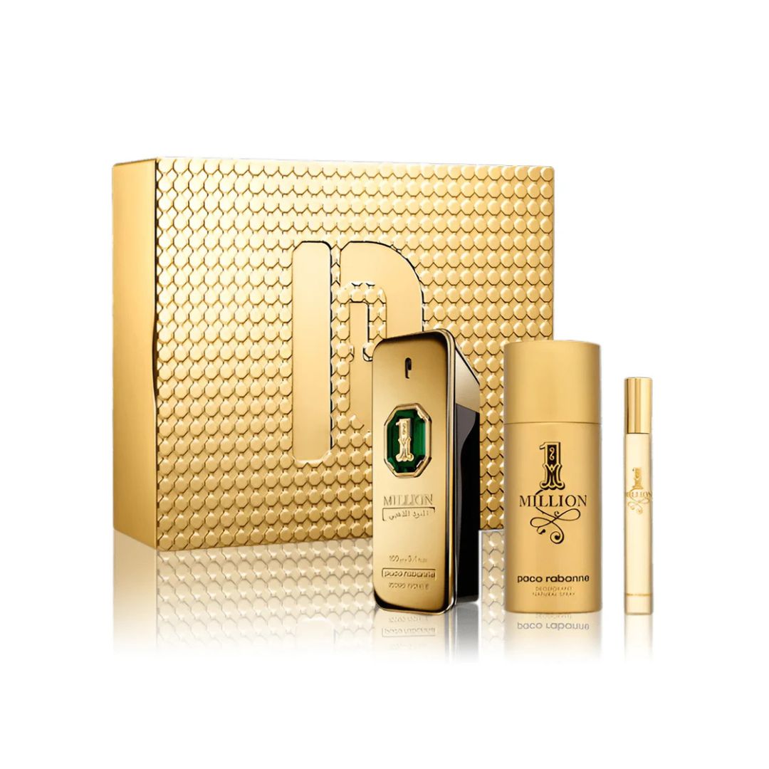 Paco Rabanne One Million Parfum Intense Gift Set For Men