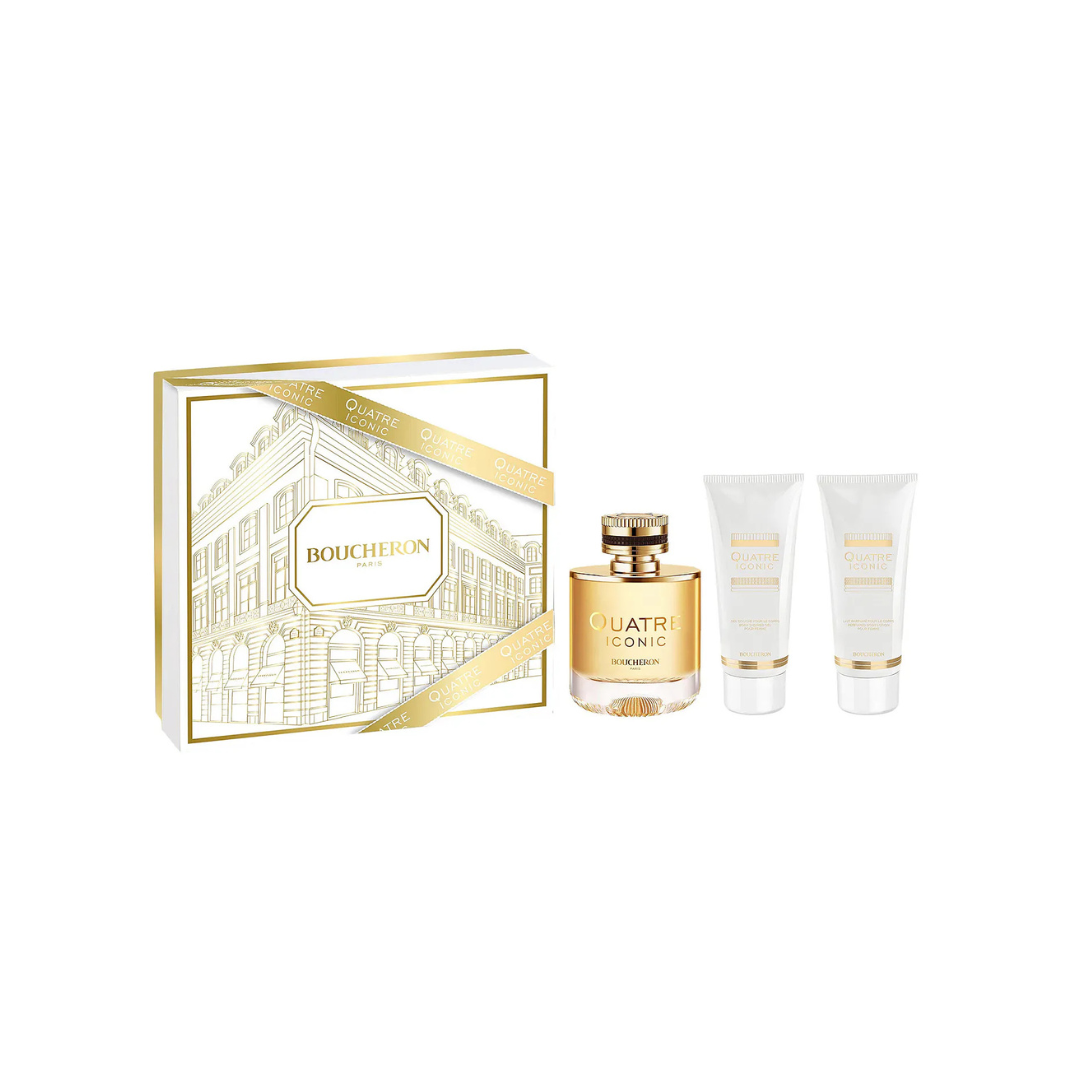 Boucheron Quatre Iconic Pour Femme 100ML 3PCS SET for Women
