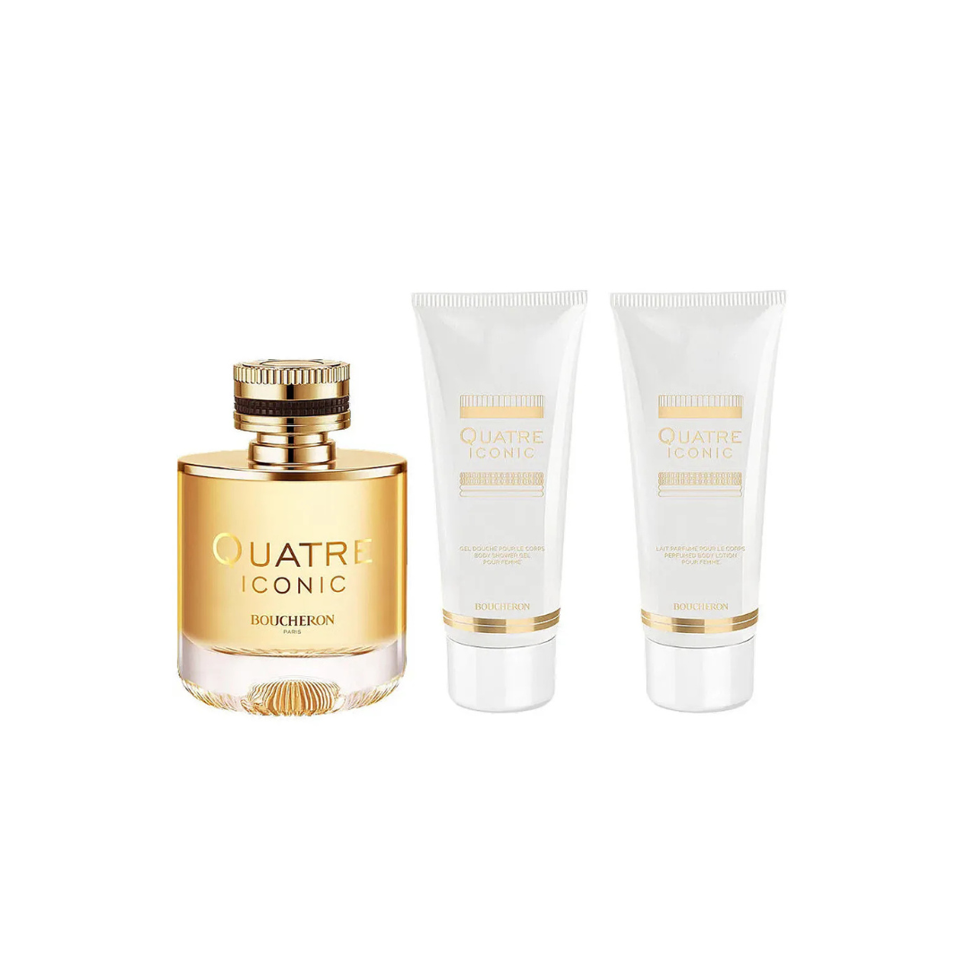 Boucheron Quatre Iconic Pour Femme 100ML 3PCS SET for Women