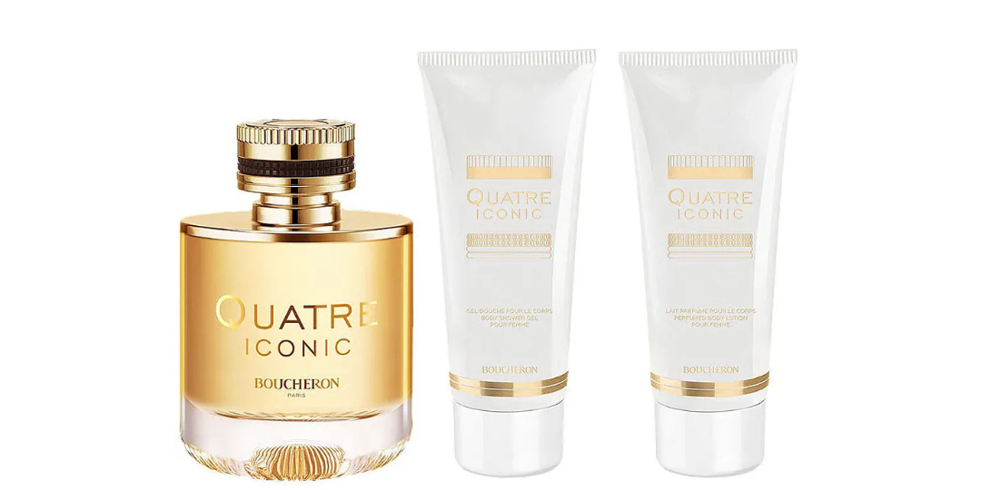 Boucheron Quatre Iconic Pour Femme 100ML 3PCS SET for Women
