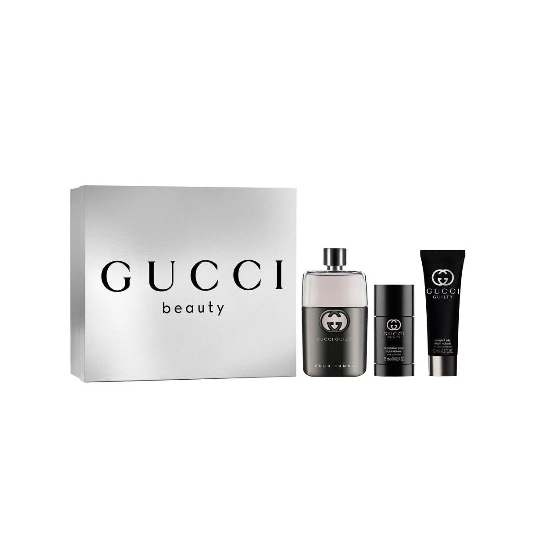  Gucci Guilty Pour Homme Eau De Toilette Gift Set For Men