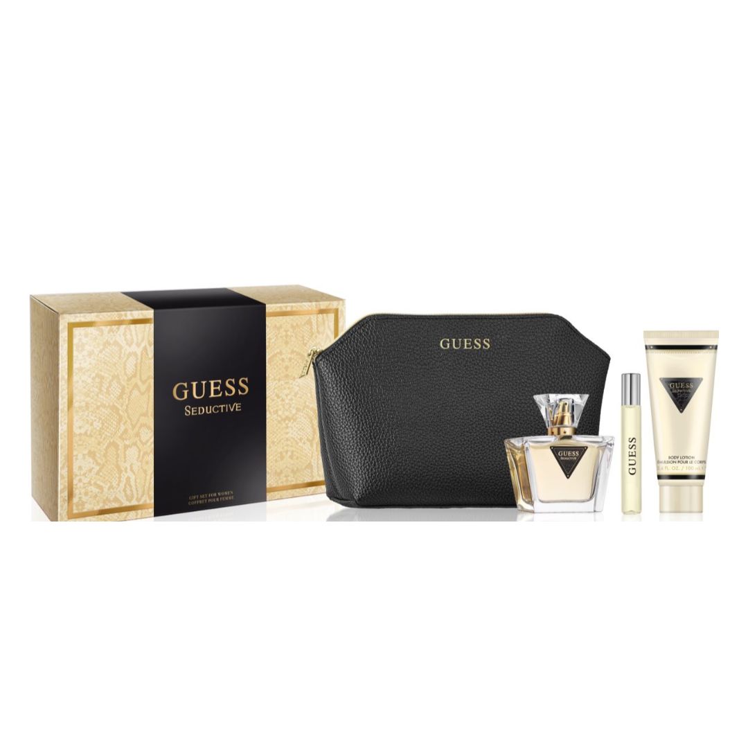 Guess Seductive Set With Pouch Eau De Toilette For Women