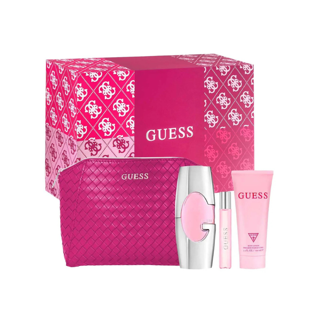 Guess Pink for Women Gift Set - Eau De Parfum 
