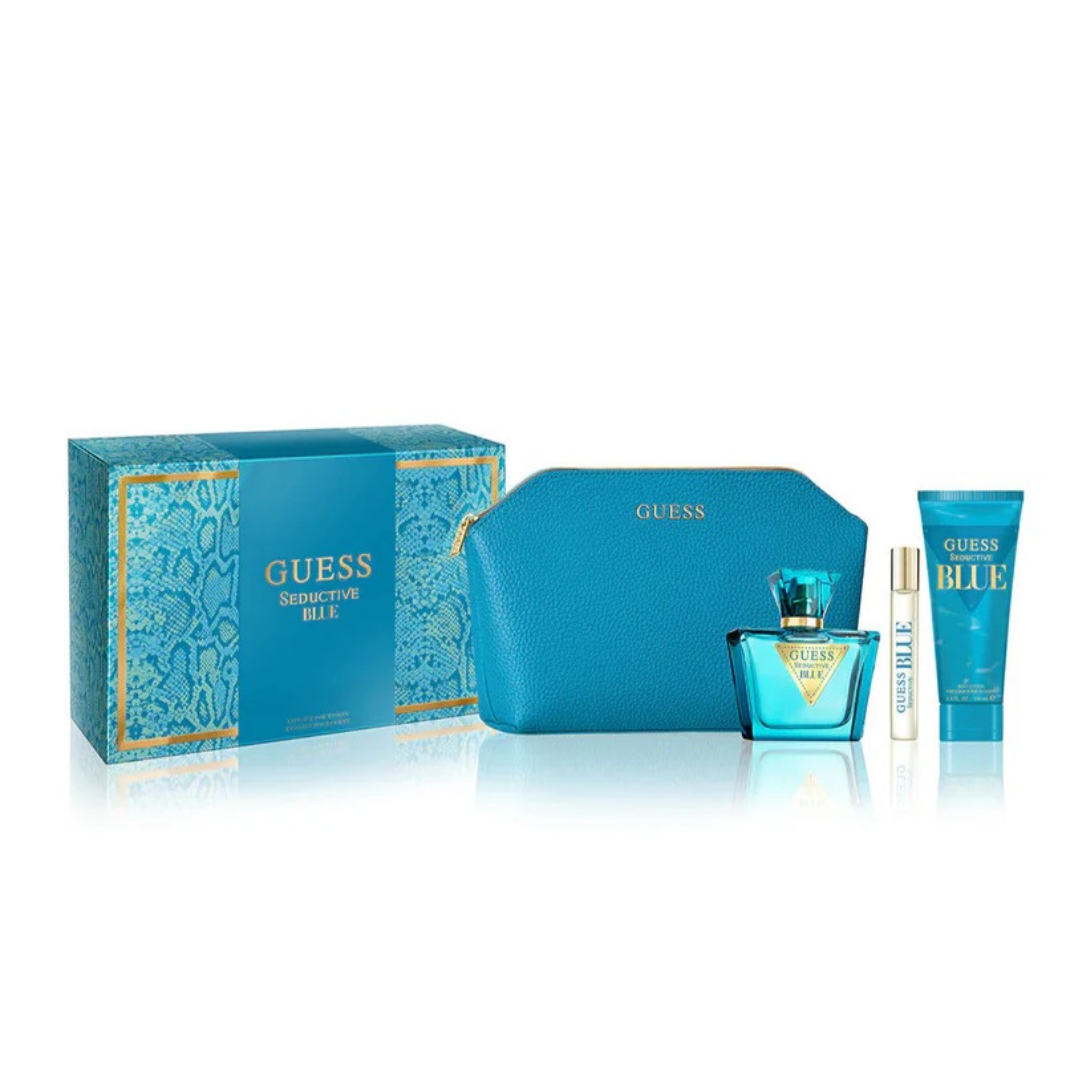 Guess Seductive Blue for Women - Eau De Toilette  Gift Set