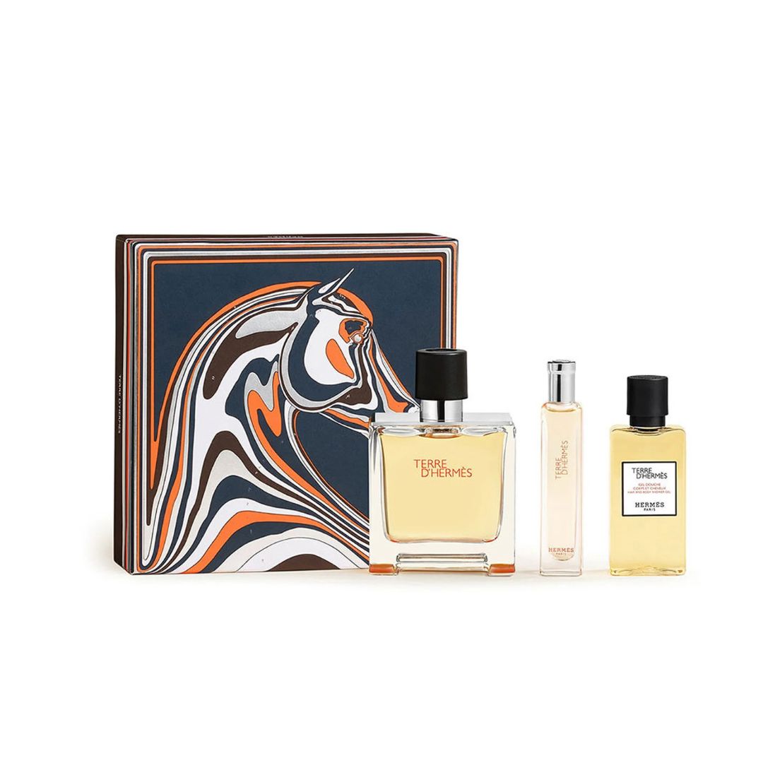 Hermes Men's Terre D' Eau De Parfum Gift Set  For Men