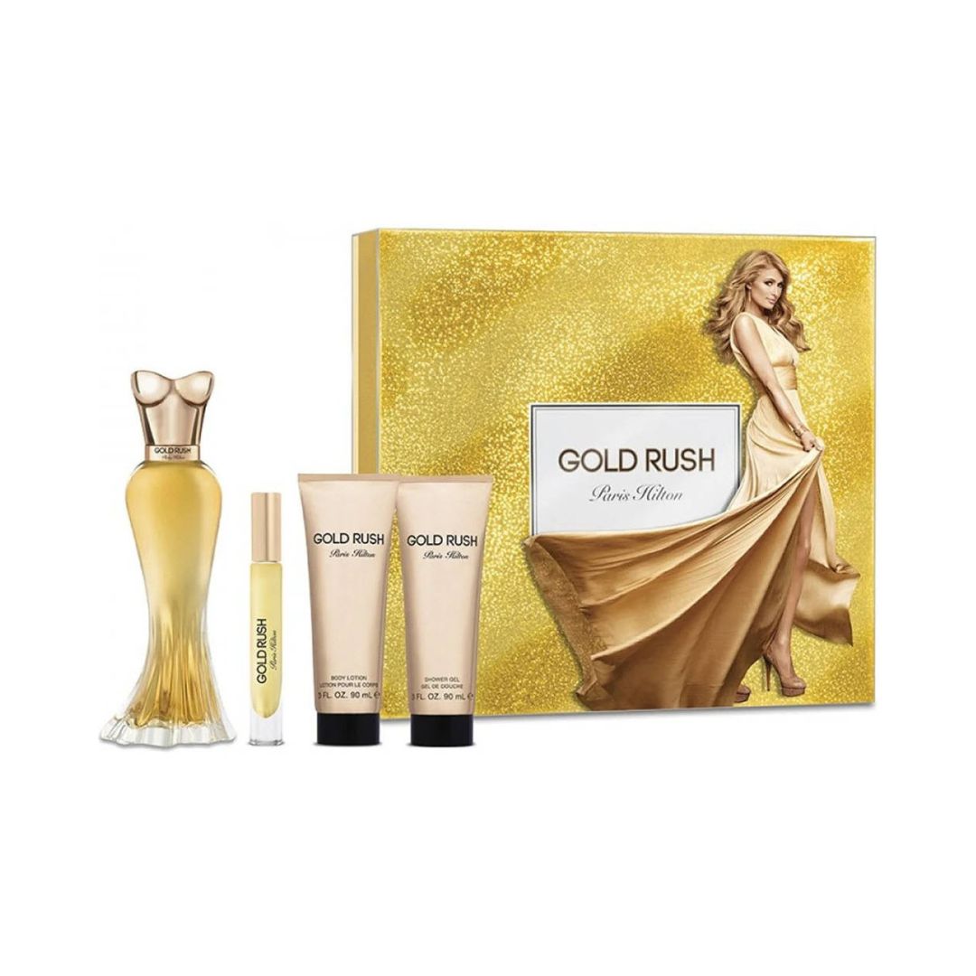 Paris Hilton Gold Rush Eau De Parfum Gift Set For Women