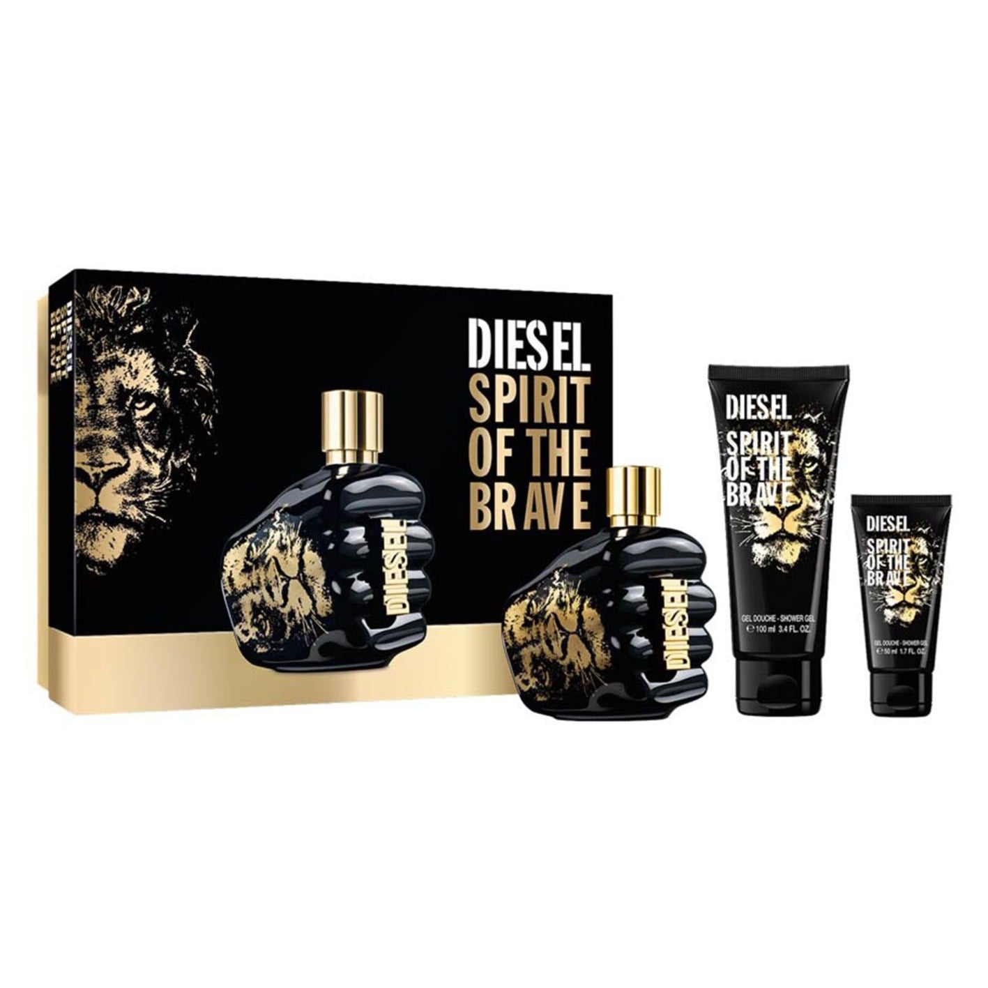 Diesel Spirit Of The Brave Eau De Toilette for Men Set