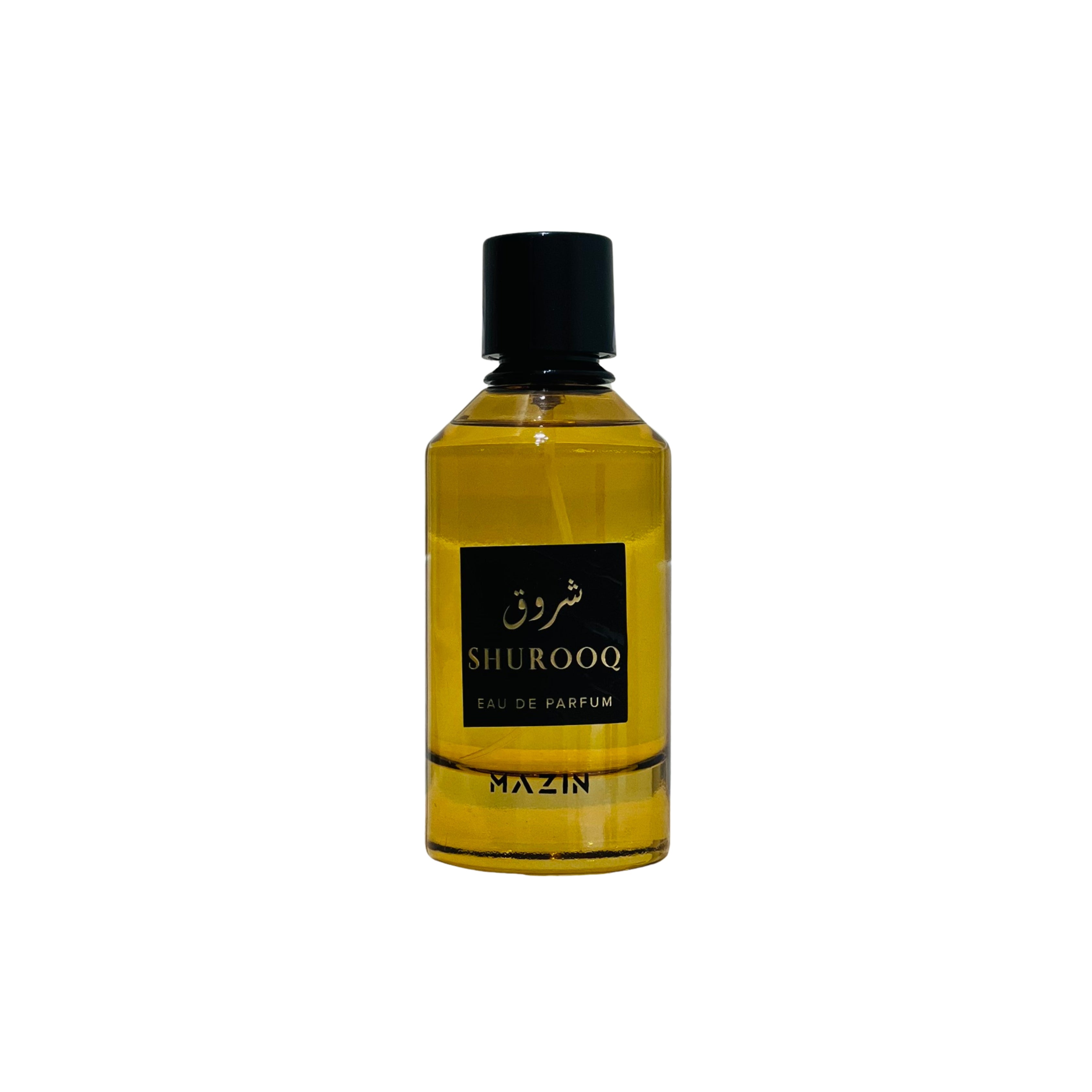 Shurooq Eau De Parfum by Mazin luxury Arabian perfume bottle with elegant design