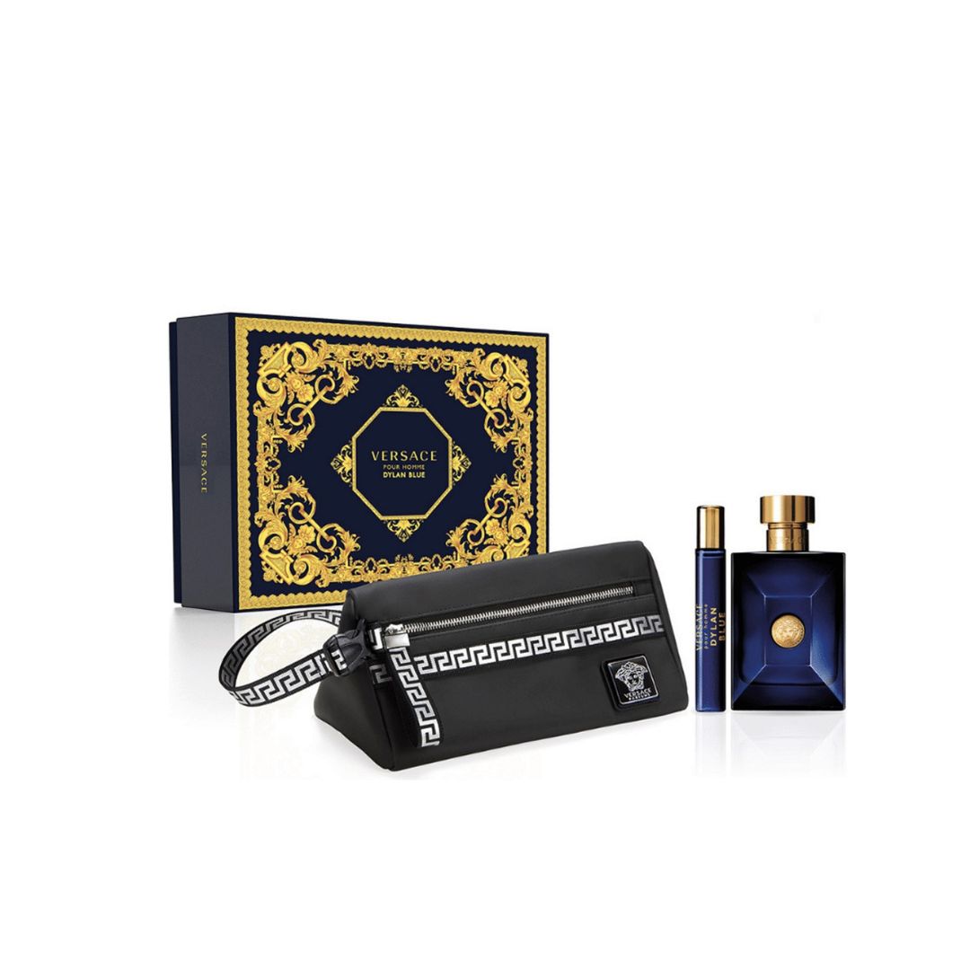 Versace Pour Homme Dylan Blue Eau De Toilette Gift Set For Men