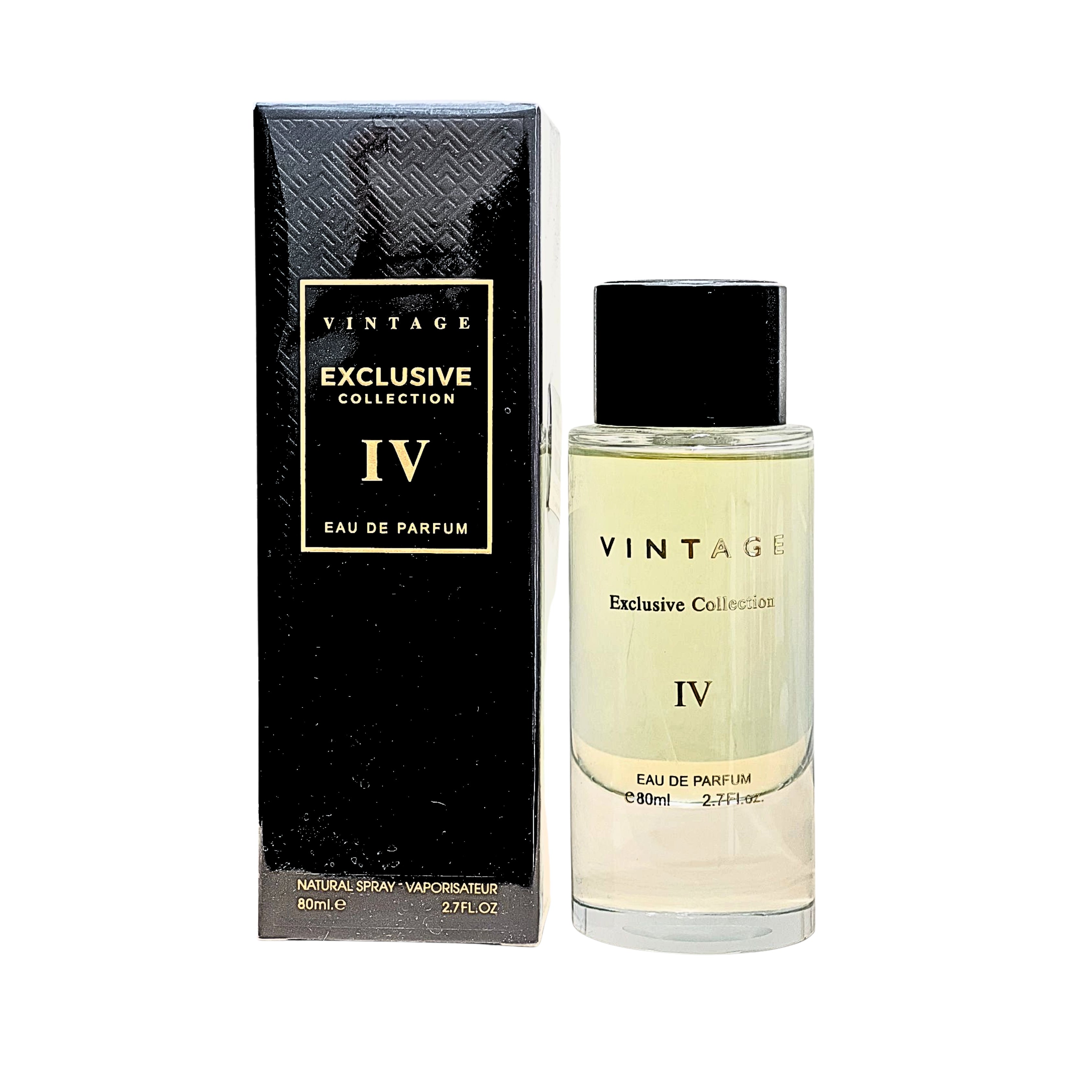 Vintage Exclusive Collection IV EDP premium perfume minimalist design