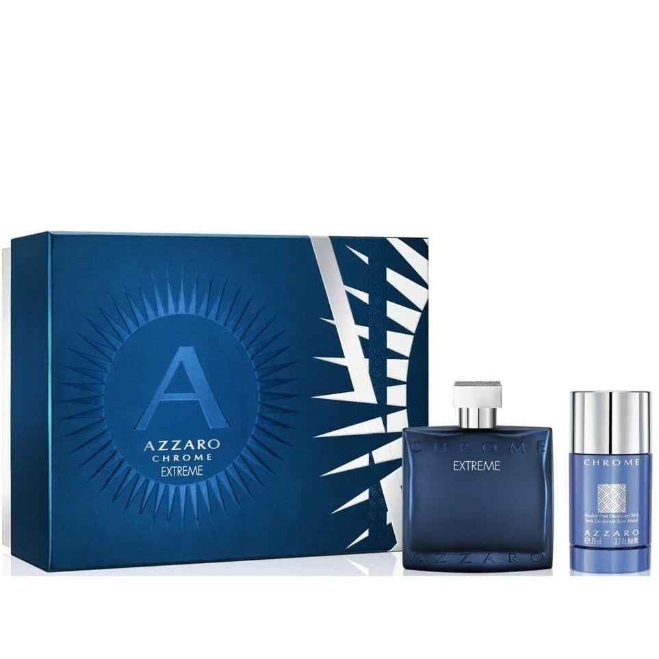 Azzaro Chrome Extreme For Men Eau De Parfum Ml Set