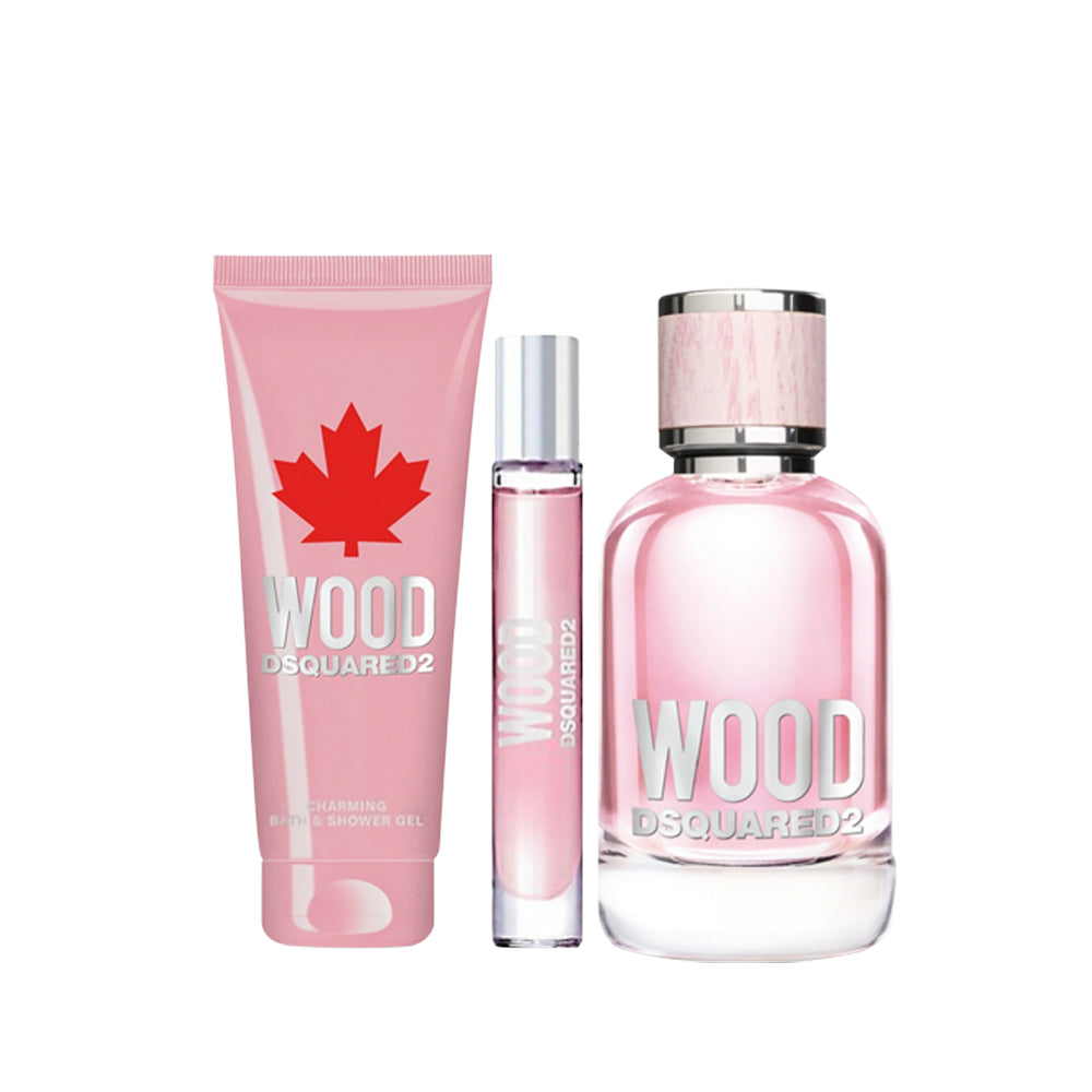 Dsquared Wood For Women Eau De Toilette Ml Set