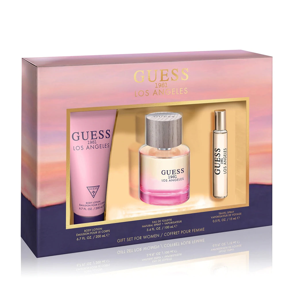 Guess Los Angeles For Women Eau De Toilette Ml Set