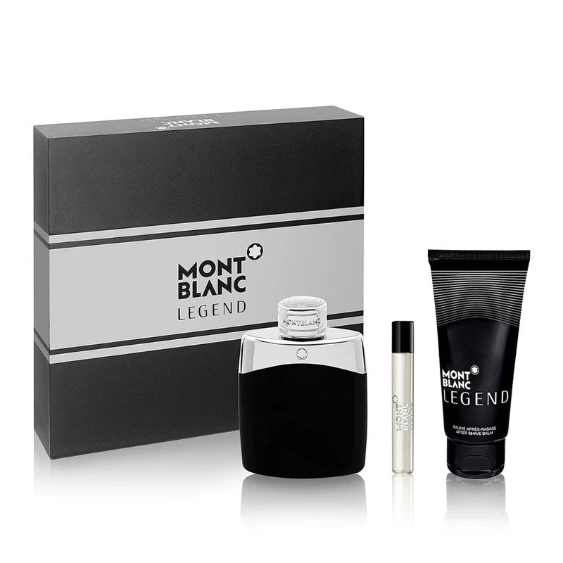 Mont Blanc Legend Eau De Toilette Ml For Men Pcs Set